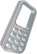 cell phone skeleton web icon on white background cell phone skeleton web icon on white background