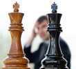 man playing chess