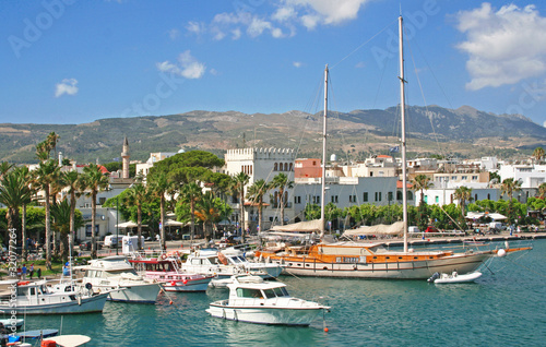 Photo: Greece. Dodecanesse. Island Kos. Kos town. Harbor Greece. Dodecanesse. Island Kos. Kos town. Harbor