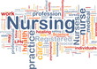 Nursing background concept