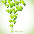 Abstract background with numbers. Abstract background with numbers.