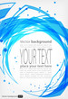 Blue abstract background.