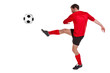 Foto: Footballer cut out on white Footballer cut out on white