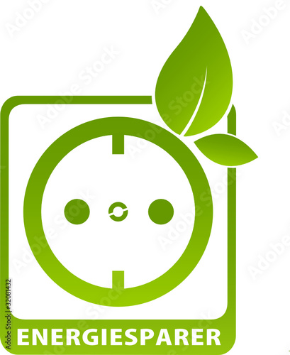 Vektor: Energiesparer Energiesparer