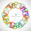Numbers. Abstract illustration Numbers. Abstract illustration
