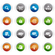 Glossy buttons - classic web icons
