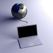 Verbundener Laptop