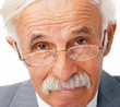 Close-up Of Elder Businessman.