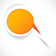 Vector sticker bubble for speech. Vector sticker bubble for speech.