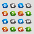 Cut Squares - Office and Business icons
