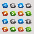 Cut Squares - Office and Business icons Cut Squares - Office and Business icons