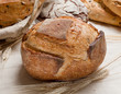 Bread on a table