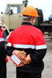 Gas production operator works
