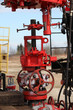 Gas production operator works