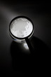 Globe and Magnifying Glass
