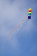 Colourful kite in sky