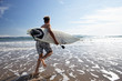 Boy surfing