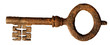 Isolated Old Key