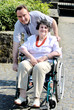 senior woman in wheelchair
