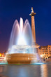 Night shot of Trafalgar Square, London, UK. Night shot of Trafalgar Square, London, UK.