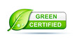 Green certified label