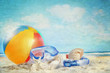 Photo: Fun day at the beach/ Digitally rendered painting Fun day at the beach/ Digitally rendered painting