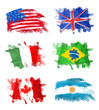 ����: Flags - America, England, Italy, Brazil, Canada and Argentina � Akhilesh Sharma #32110470