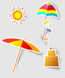set of vector stickers