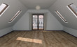 Illustration: Empty attic Empty attic