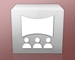 Box-shaped Icon (red b/g) Box-shaped Icon (red b/g)