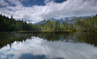 Smreczynski Staw pond in Polish Part of Tatra mountains