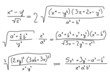 Algebra doodle illustration Algebra doodle illustration