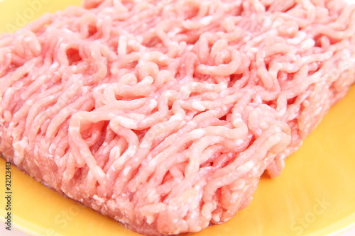 Photo: Minced meat on a plate Minced meat on a plate