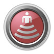 Red 3D Style Button "Amphitheater"