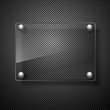 Abstract metal background with glass framework. Abstract metal background with glass framework.