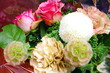 薔薇と菊の花束