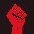 Clenched fist hand