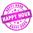 Happy hour stamp