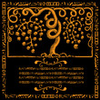 high quality wine label woodcut