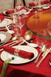 Chinese wedding table set