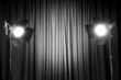 Curtains and projector lights wtih space for your text Curtains and projector lights wtih space for your text