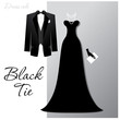 Vektor: black-tie black-tie