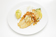 Pangasiusfilet mit frischem Spargel und Polnischer Buttersoße