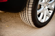 Photo: Auto Reifen mit Alufelge Auto Reifen mit Alufelge