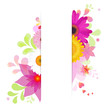 Flower Background With Gerbers