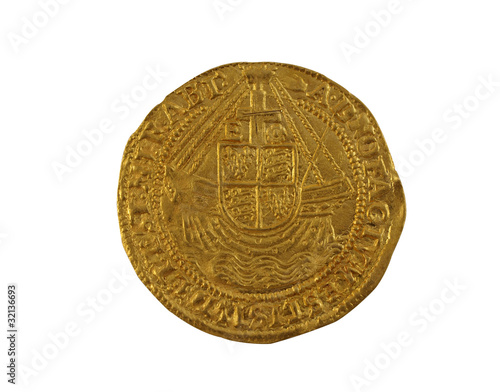 Photo: Gold Angel of Elizabeth I Gold Angel of Elizabeth I