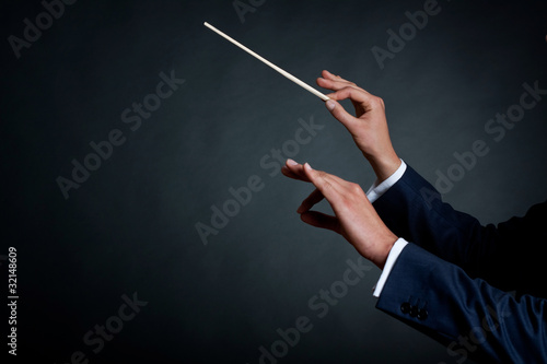 Photo: male orchestra conductor male orchestra conductor