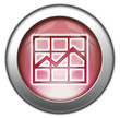 Red glossy 3D effect button 