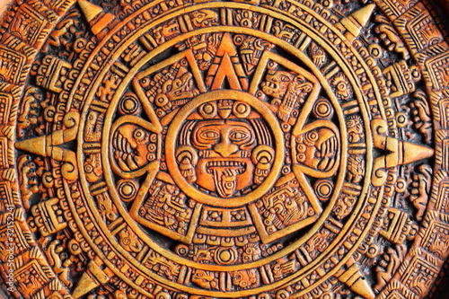 Photo: Aztec calendar Aztec calendar