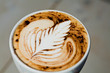 Latte Art - Farnblatt Latte Art - Farnblatt